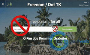 Freenom e Dot TK — A história do domínio gratuito que acabou